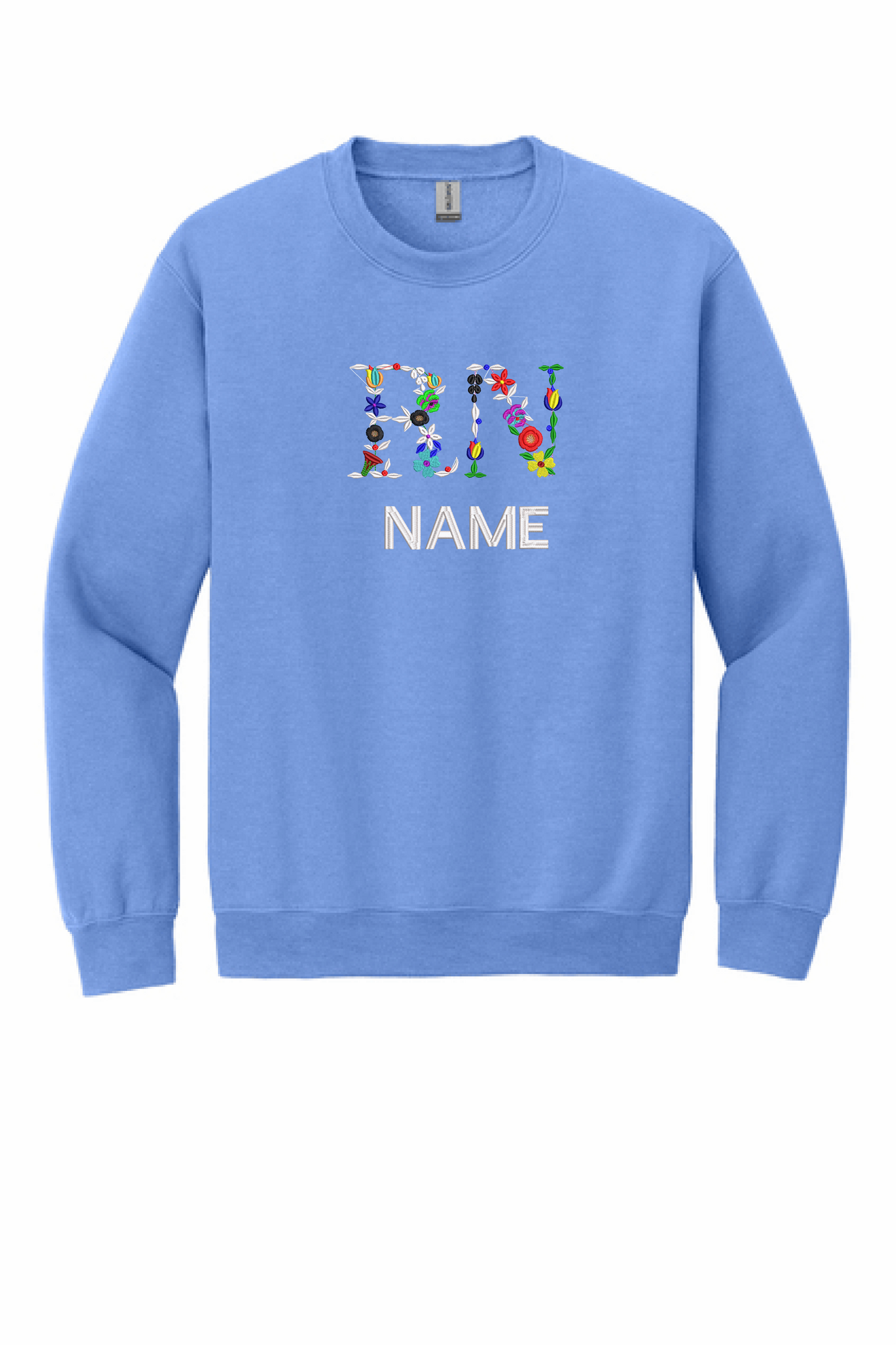 RN Floral letters.