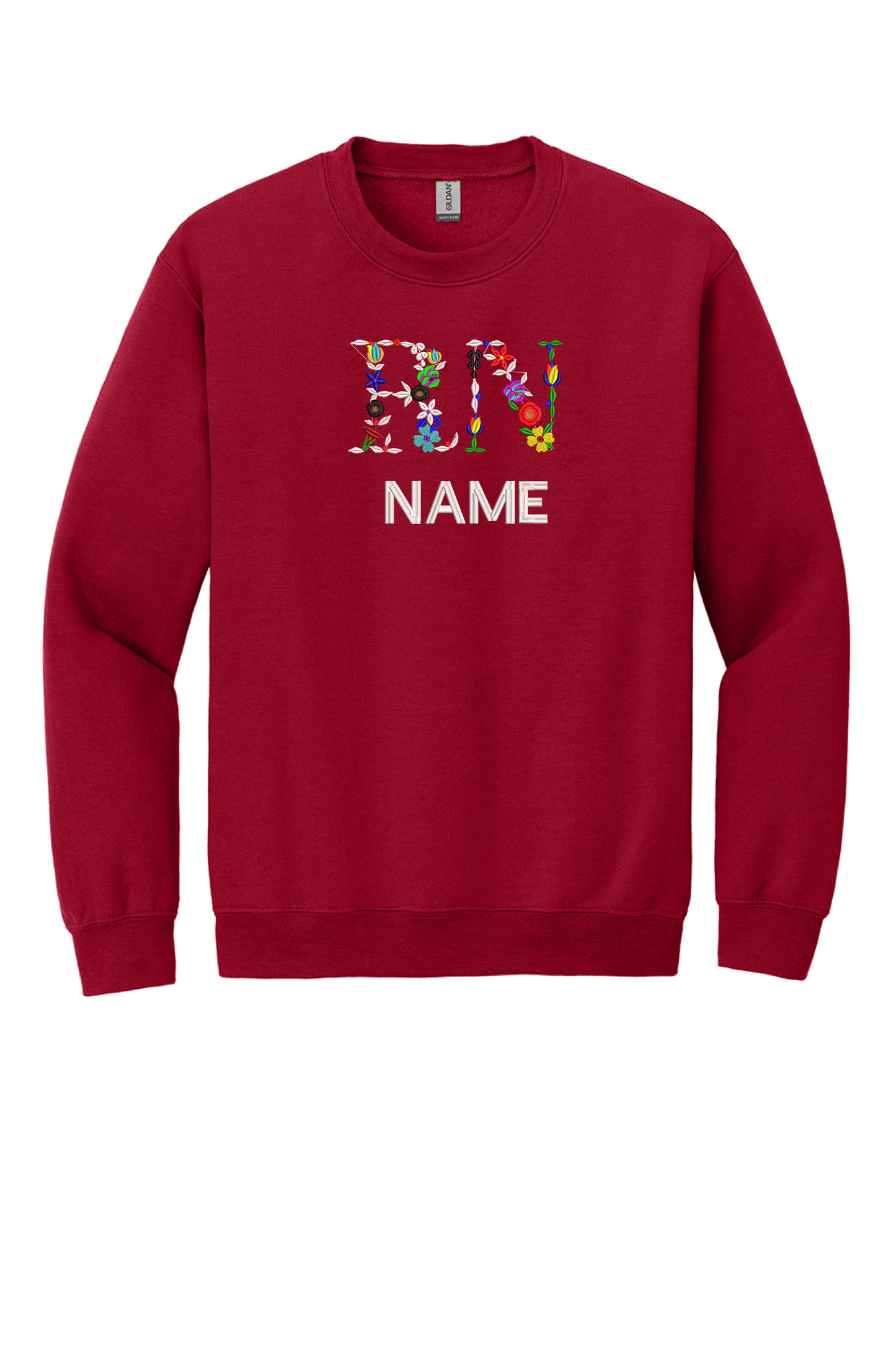 RN Floral letters.