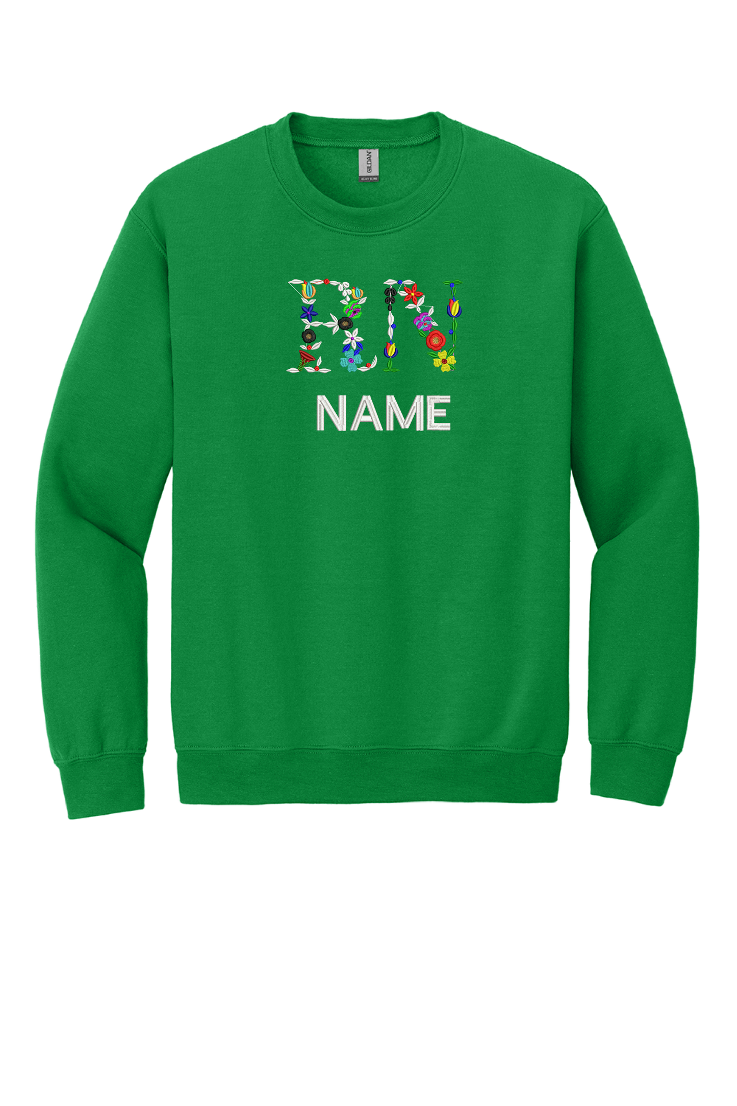 RN Floral letters.