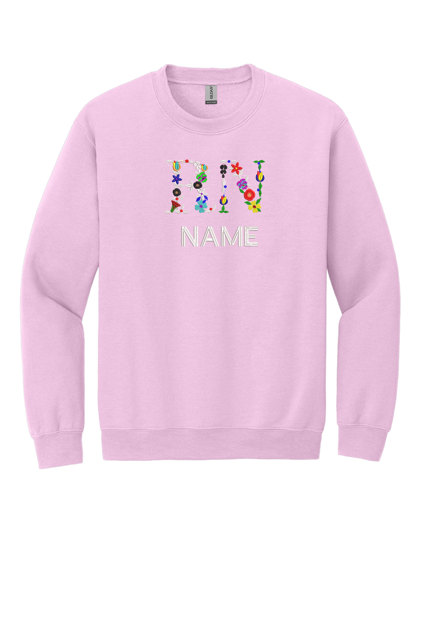 RN Floral letters.