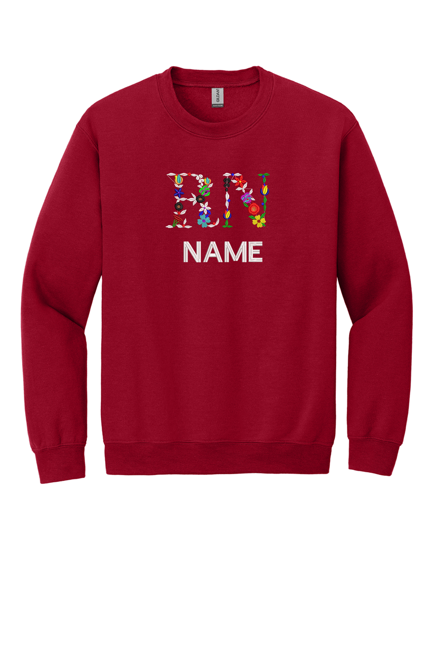 RN Floral letters.