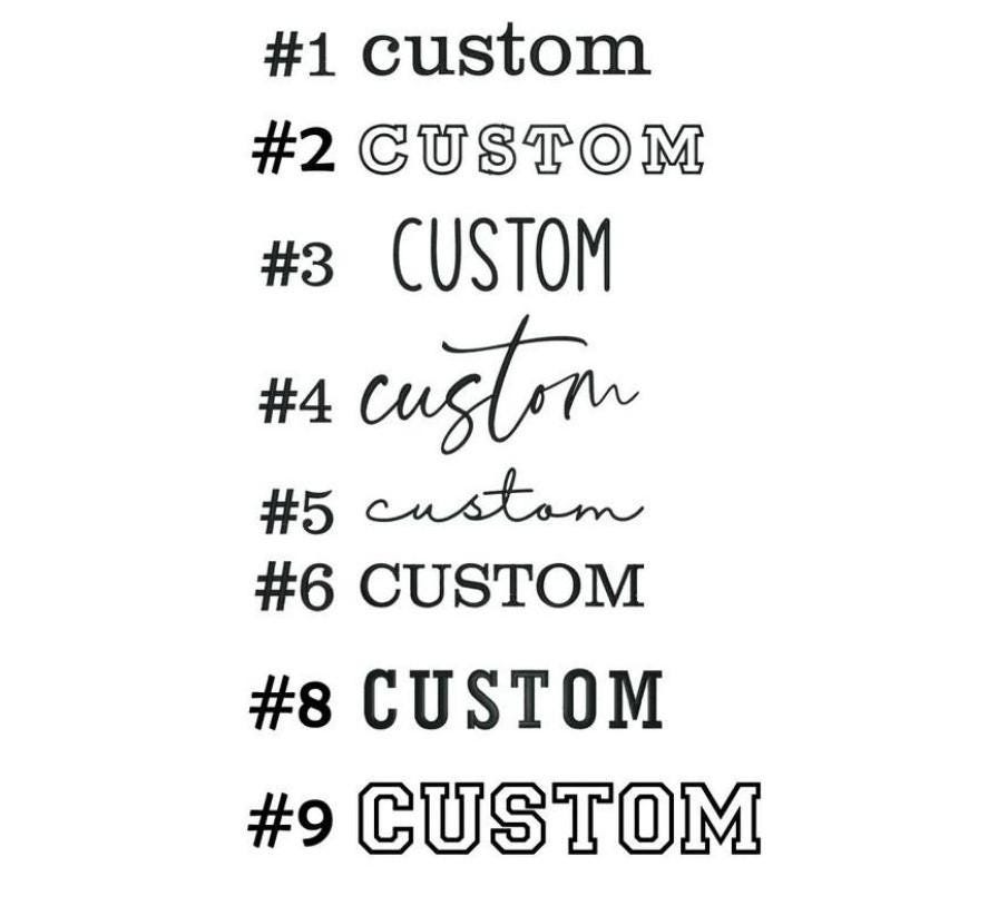 Custom Embroidered Sweatshirt - Dad Sweatshirt - Mom Sweatshirt - Personalized Embroidered Hoodie - Varsity Sweater - College Style Hoodie