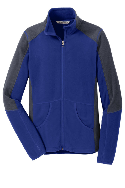 Customizable Port Authority® Women's Colorblock Microfleece Jacket