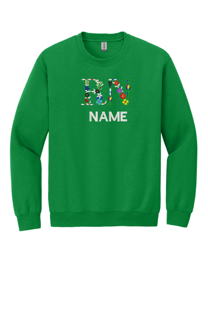 RN Floral letters.