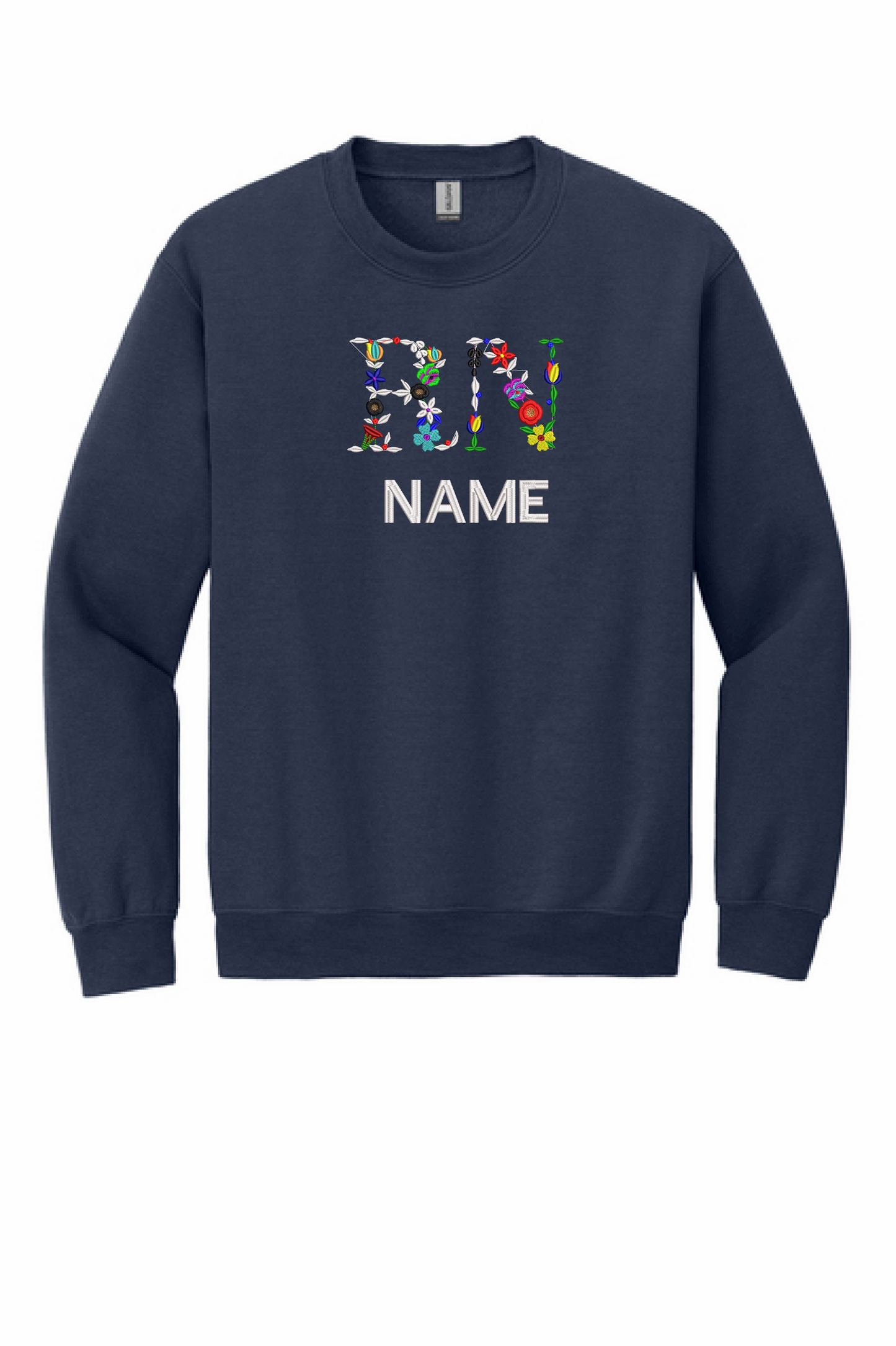 RN Floral letters.
