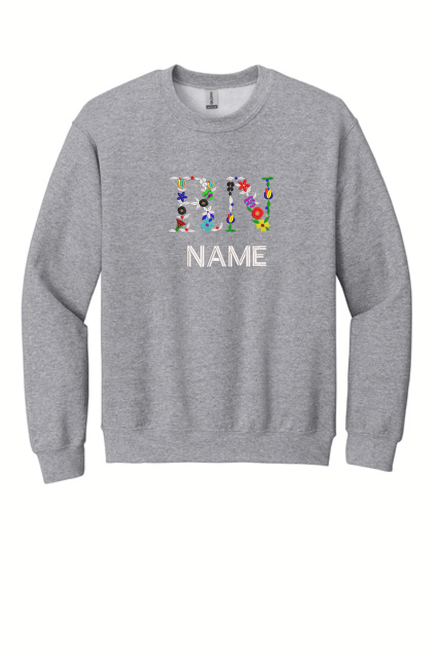 RN Floral letters.
