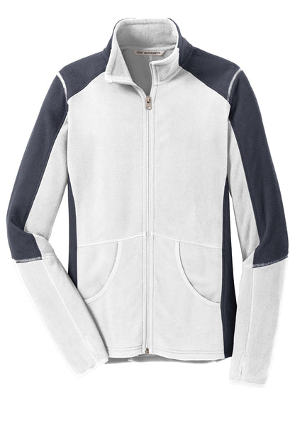 Customizable Port Authority® Women's Colorblock Microfleece Jacket